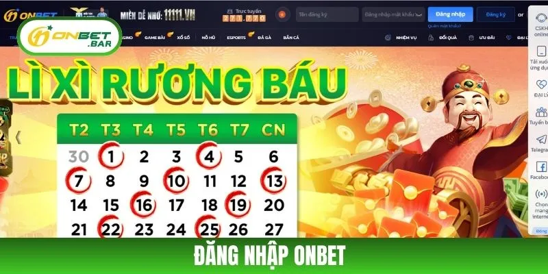 Đăng Nhập ONBET